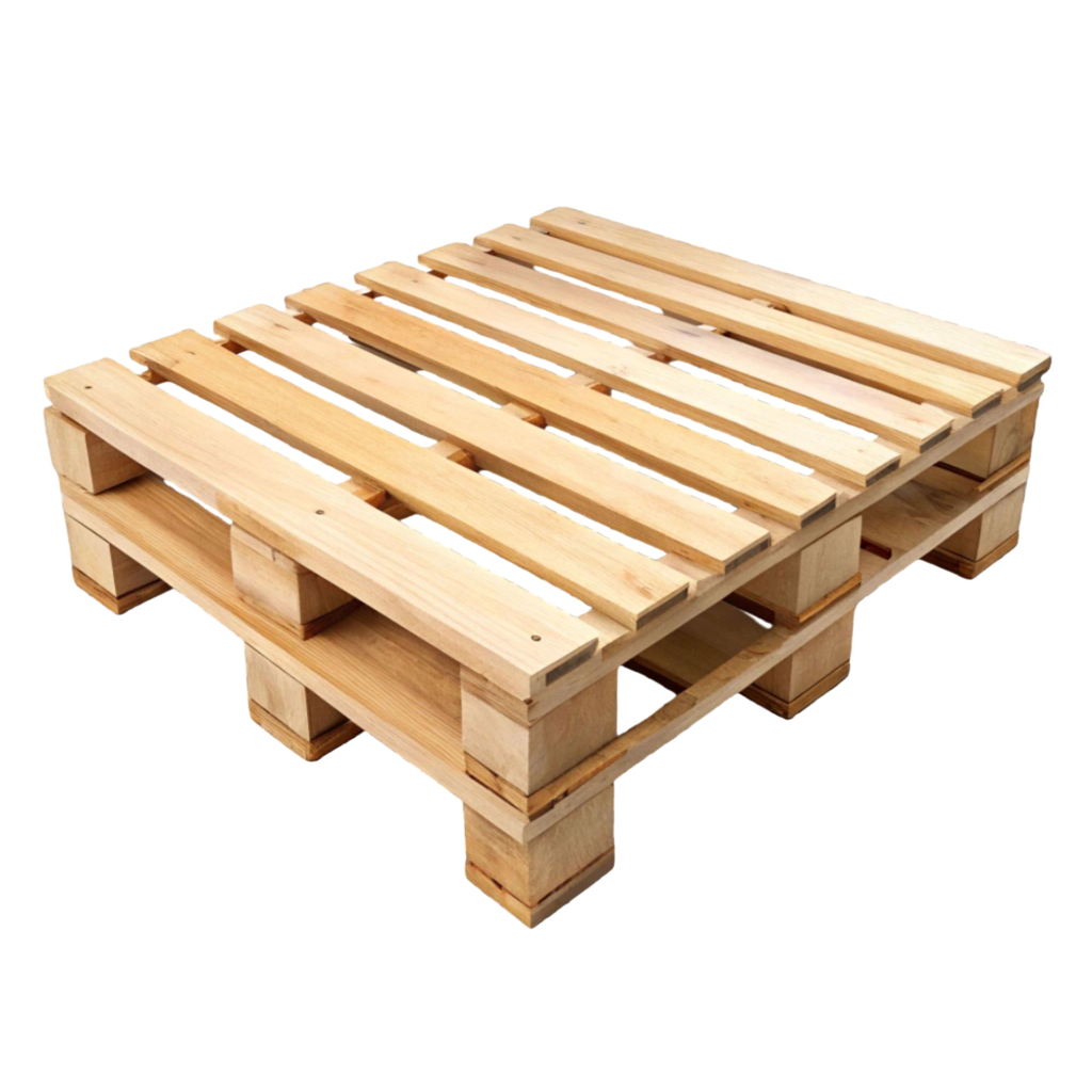 wooden pallet front transparent background